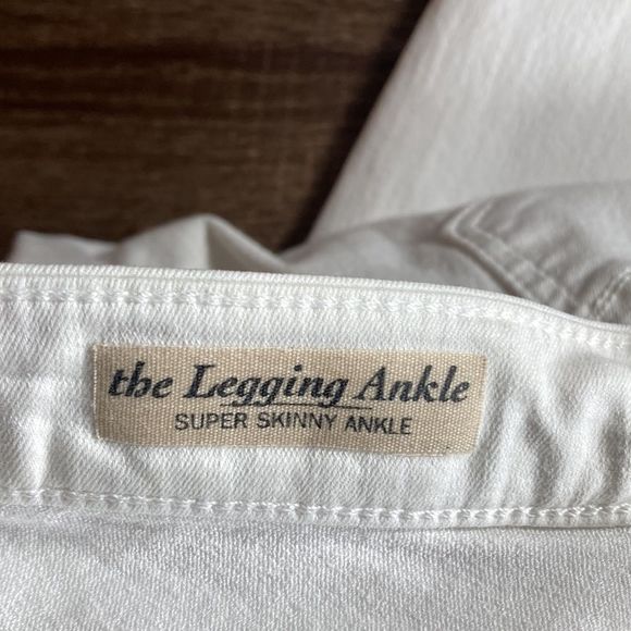 Women’s  LEGGING ANKLE Ag Adriano Goldschmied White size 29R - Picture 8 of 16